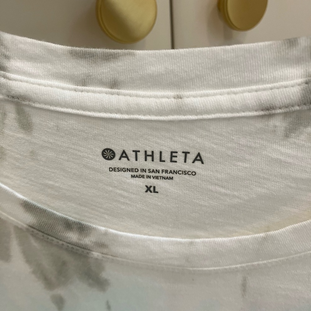 Athleta Women's Tie-Dye Top - Blue and Gray - Picture 4 of 4